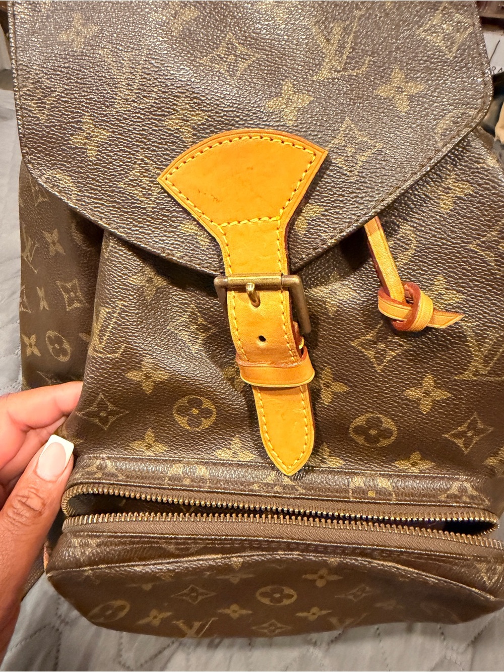 Louis Vuitton Montsouris GM Canvas Backpack - Picture 11 of 16
